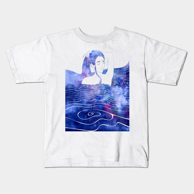 Nereid CLXIII Kids T-Shirt by Sirenarts